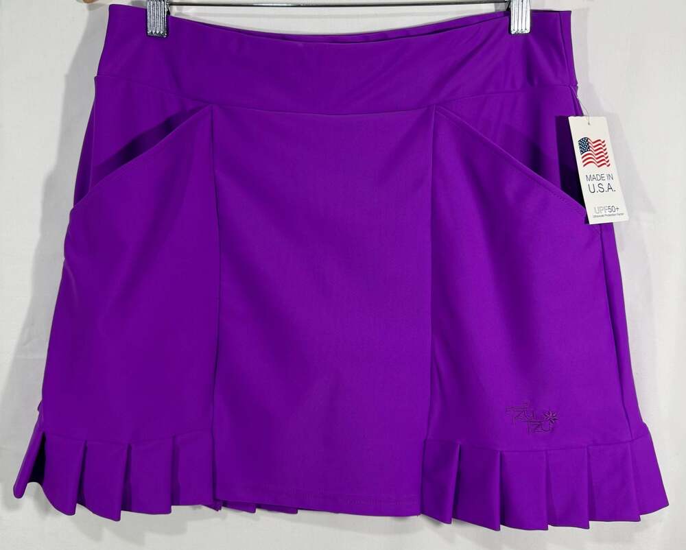 Tzu Tzu Sport Kenley Skort Ultraviolet Purple Golf Tennis Pickleball NWT. $160